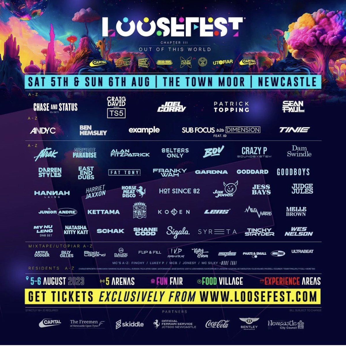 Loosefest' 23 Line Up